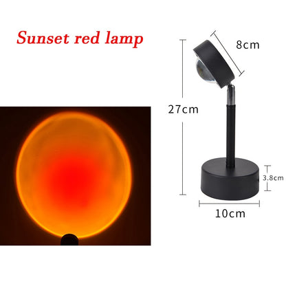 RGB Sunset Lamp Sunset Projection Lamp