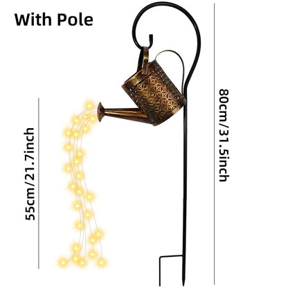 Solar Watering Can Light Hanging Lantern