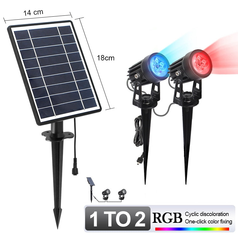 RGB Outdoor Solar Landscape Light