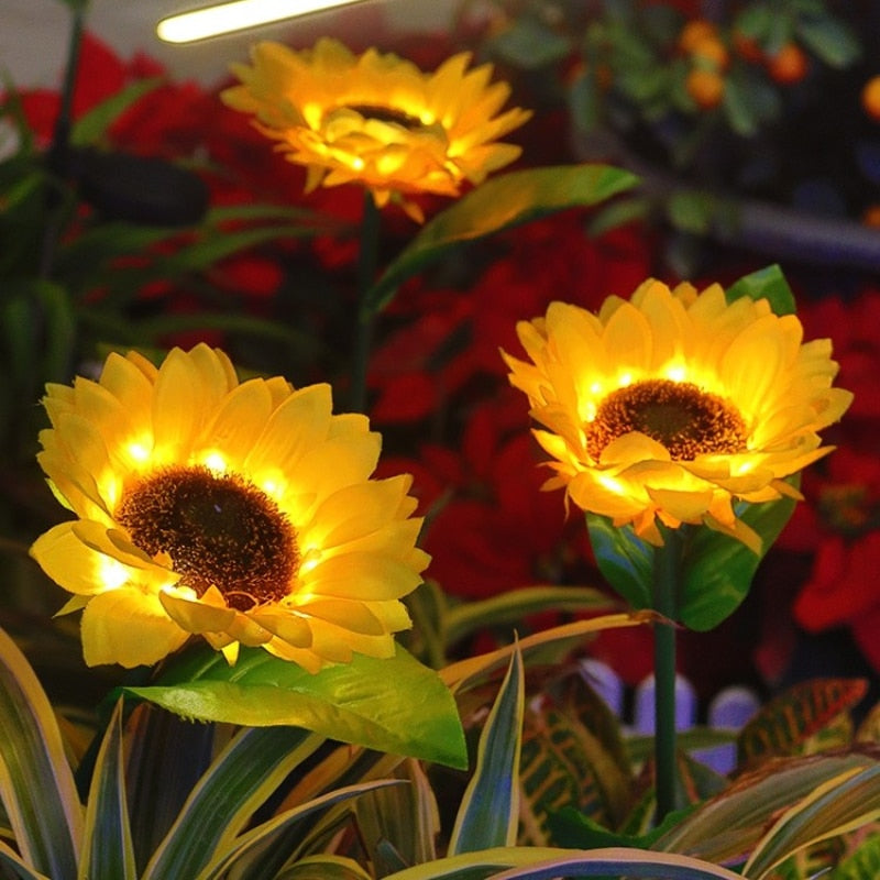 Outdoor Sunflower Lights Waterproof