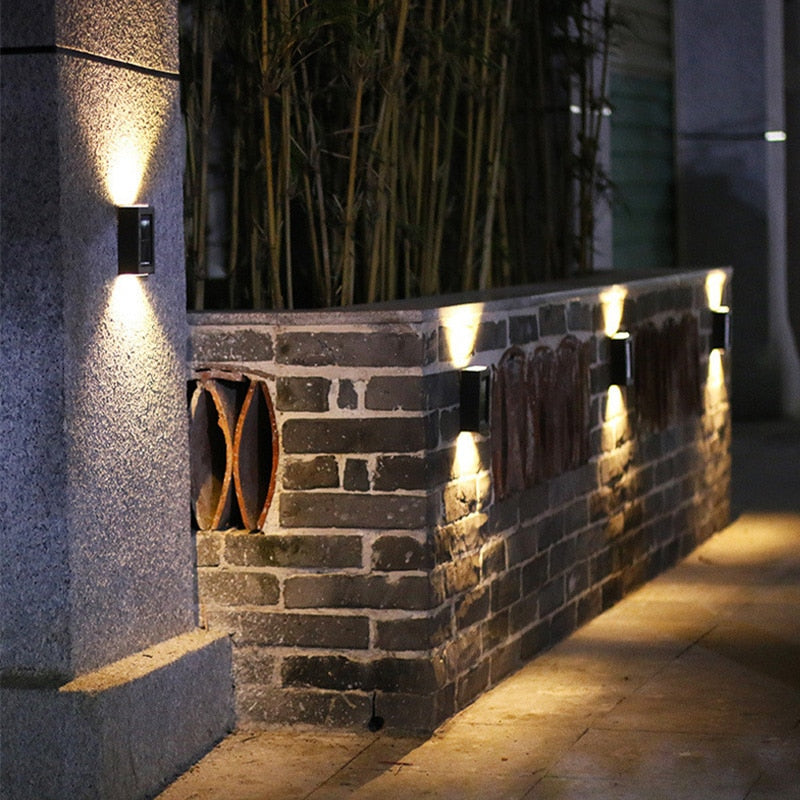 Solar LED Wall Light Outdoor Waterproof