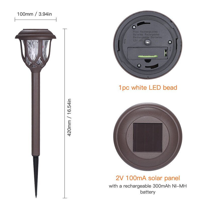 Solar LED Lawn Lamp Outdoor Waterproof