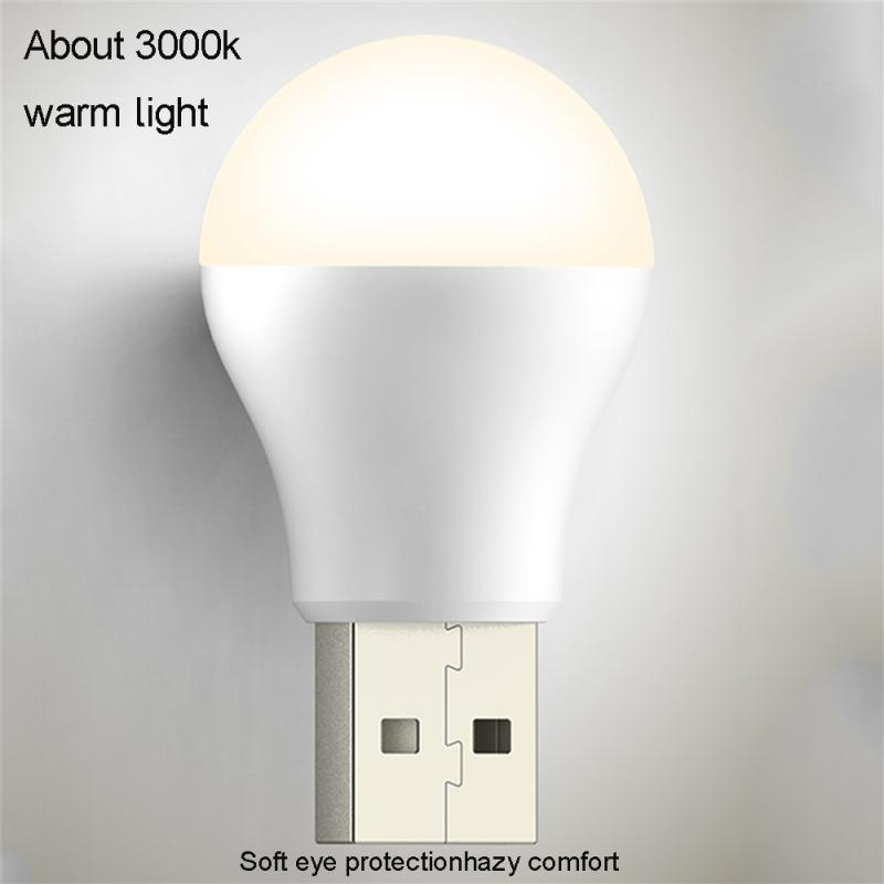 USB Plug Lamp Mini Night Light Computer