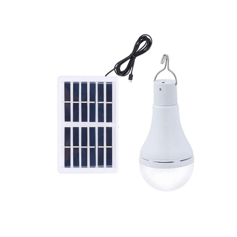 LED Solar Lamp Bulb Outdoor Waterproof