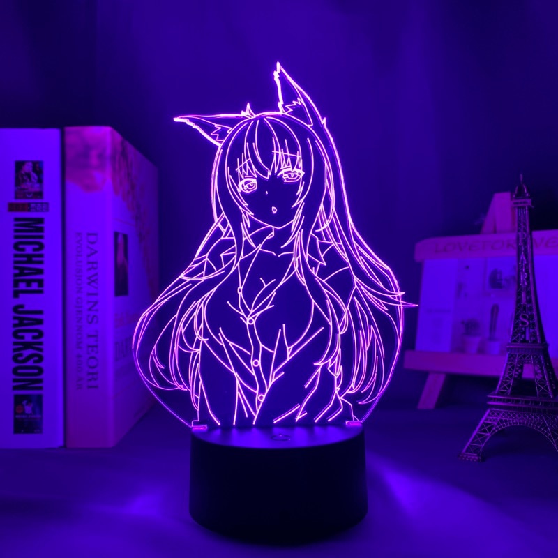 Anime Led Light Nekopara Vanilla for Bedroom Decor Night