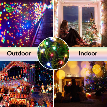 LED Outdoor Garland Sunlight Powered