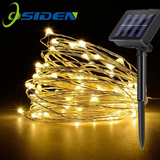 LED Solar Fairy Lights Lamp Outdoor