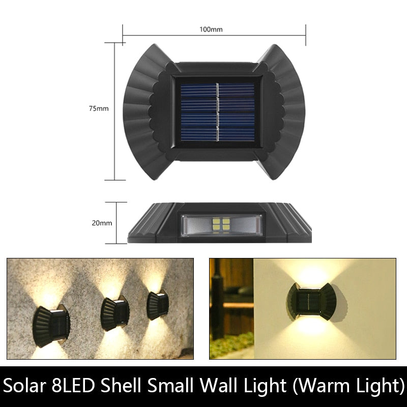 Solar Wall Light Outdoor Waterproof