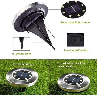 Solar Garden Lights Outdoor LED