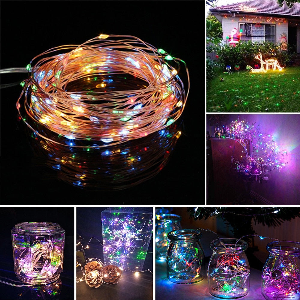 Solar String Fairy Lights Decoration