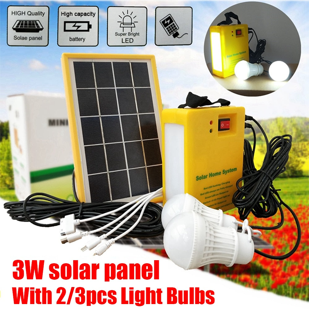 Solar Power Panel Generator Home System