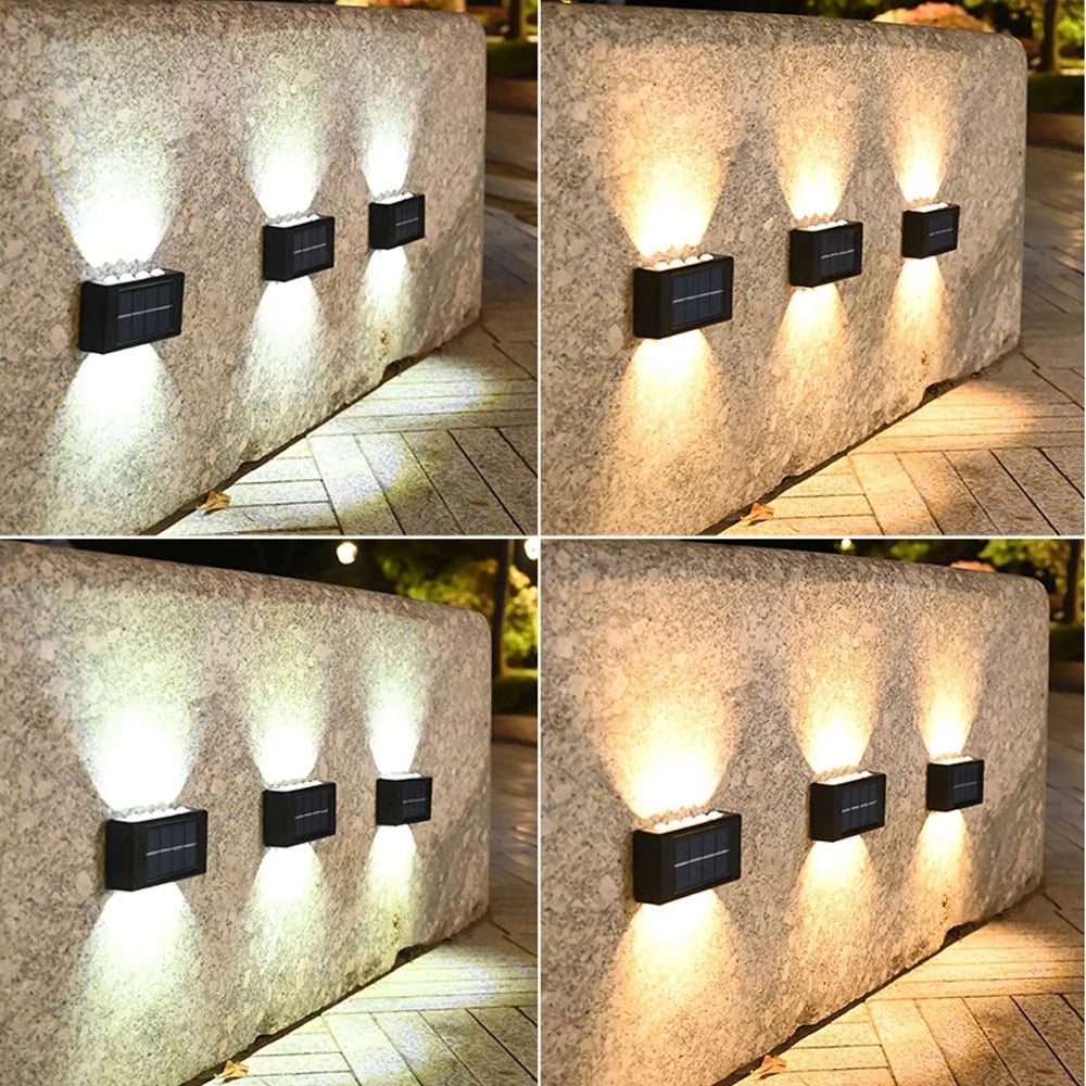 Solar Wall Lights Outdoor Garden