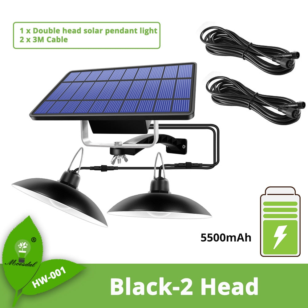 Waterproof Double Head Solar Light