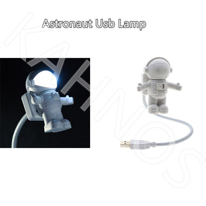 USB Astronaut Robot Rainbow Projection Sun Lamp