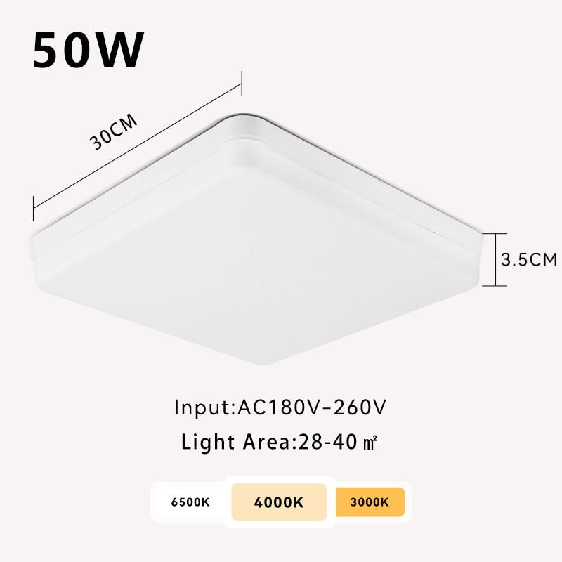 Led Ceiling Lamp Panel Lights 220V