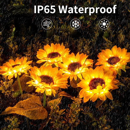 Outdoor Sunflower Lights Waterproof