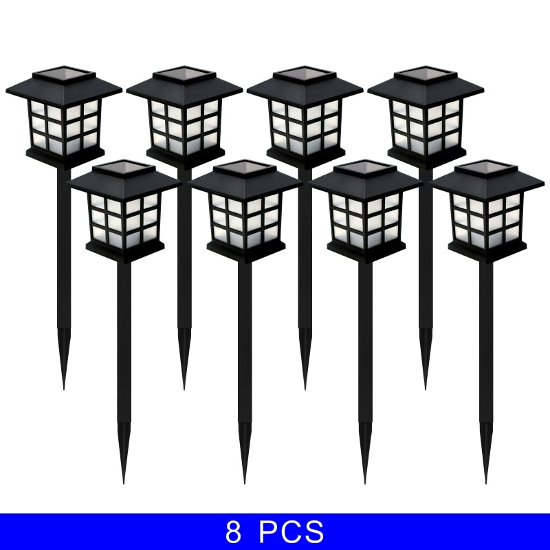 Led Lawn Lamp Solar Pathway Lights