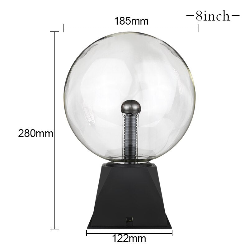 Novelty Lighting Magic Plasma Ball Lamp 3/4/5/6 Inch Night Light