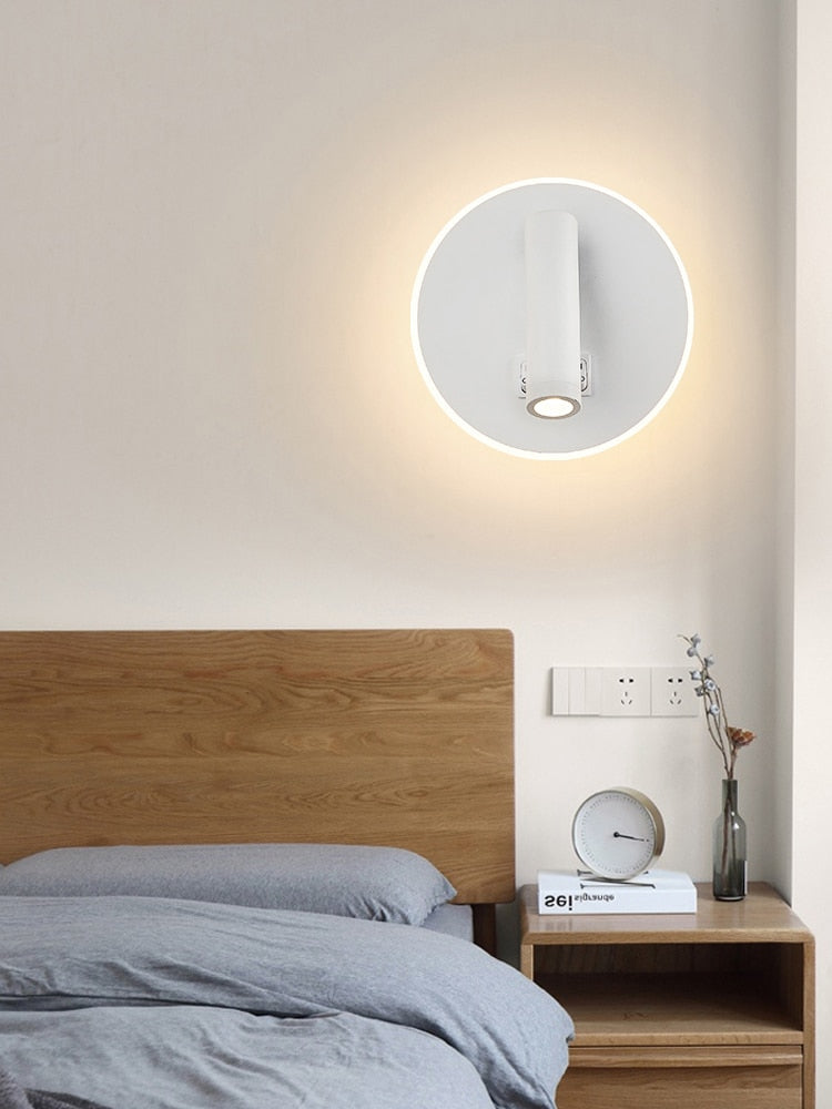 Adjustable wall lamp hotel bedroom