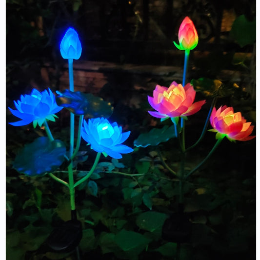 Flower Lamp Light Led Solar Waterproof