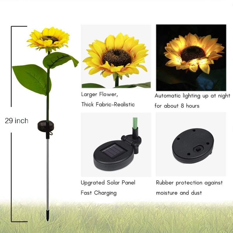 Outdoor Sunflower Lights Waterproof