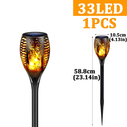 LED Outdoor Solar Torch Lights