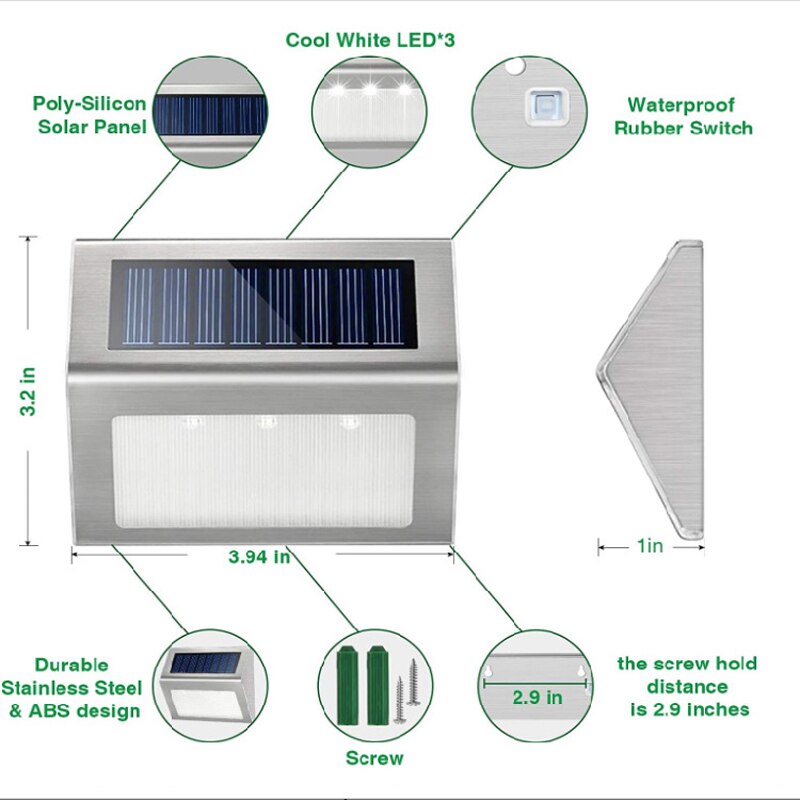 Outdoor LED Lights Solar Powered