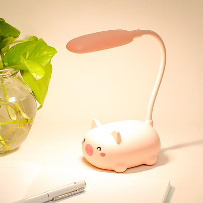 Cartoon Cute Pet Animal Bear Warm White Desk Lamp