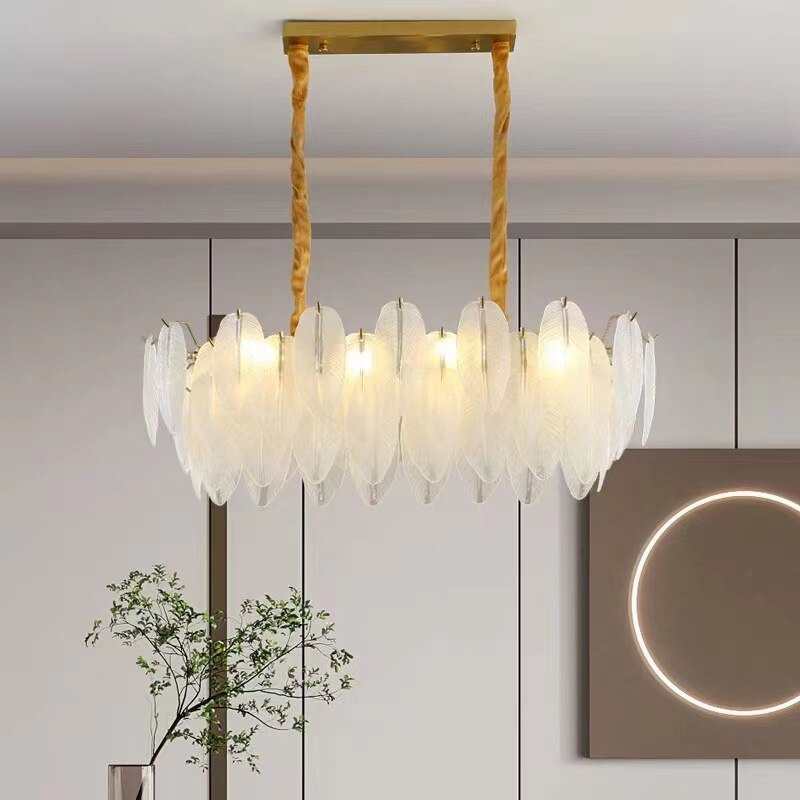 Nordic LED Chandeliers Luxury Gold Hanging Lamp