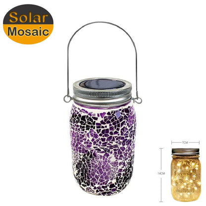 Outdoor Solar 10 Led Mason Jar Lights