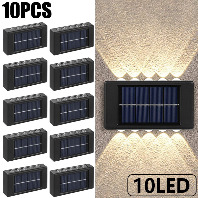 LED Solar Wall Lamp Outdoor Waterproof