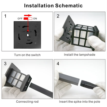 Led Lawn Lamp Solar Pathway Lights