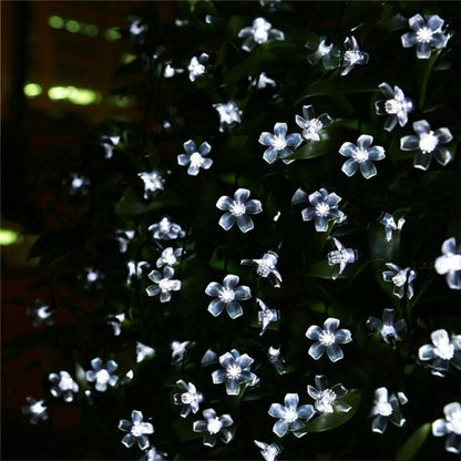 Solar String Lights Flower Waterproof