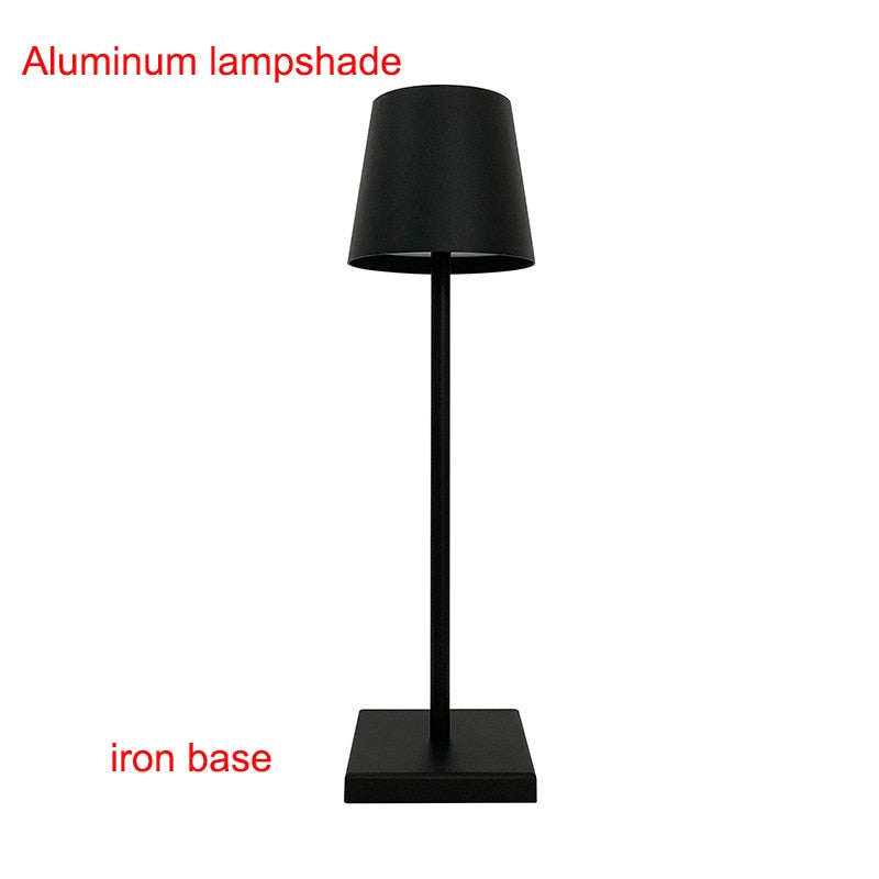 LED Restaurant table lamp Touch Dimming