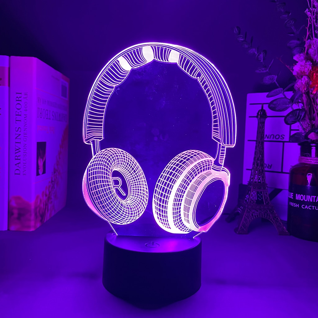 3D Night Light Lamp Gaming Room Desk Setup