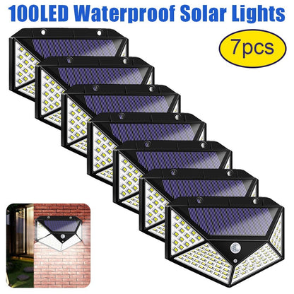 LED Wall Light Outdoor Solar Wall Lamp