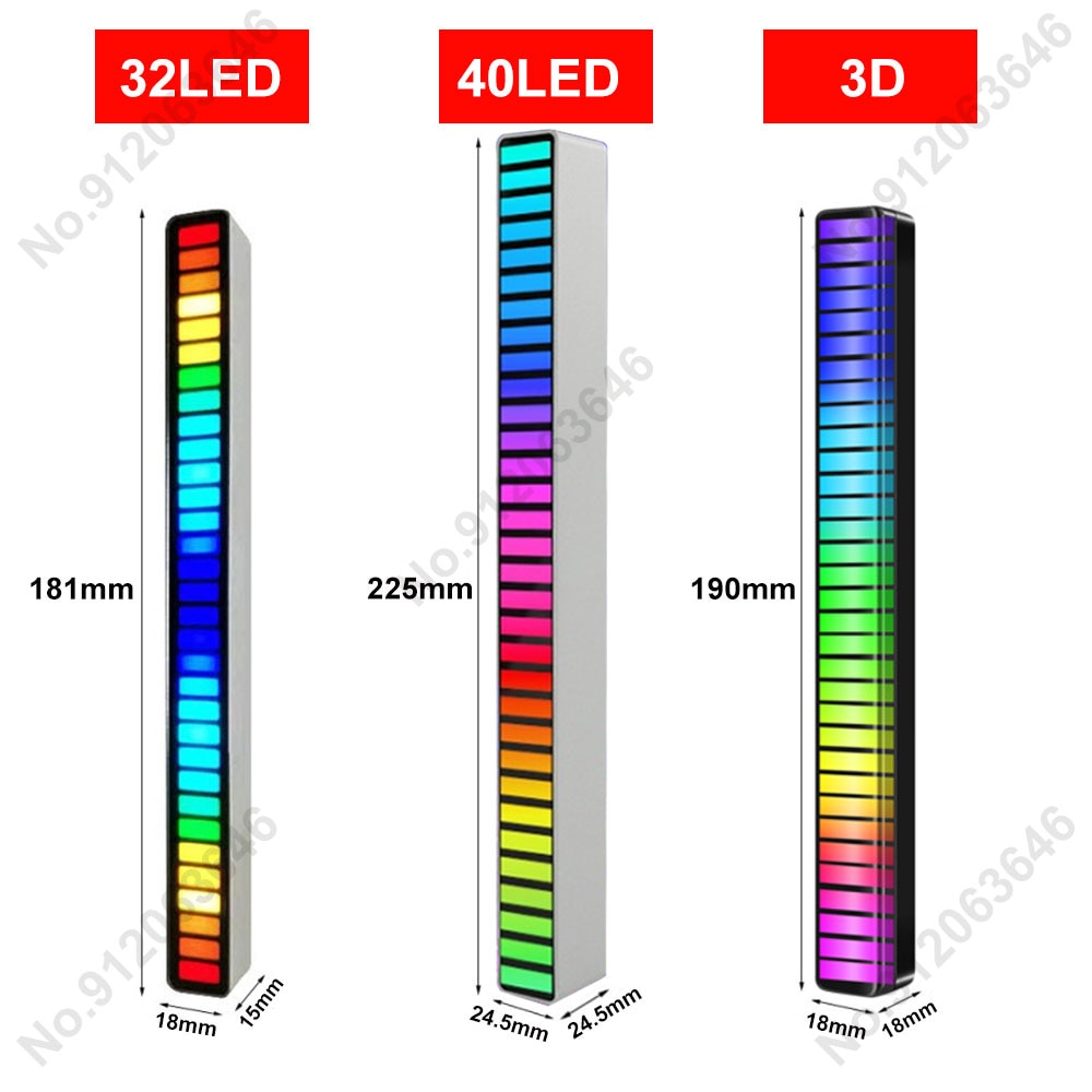 NEW RGB Music Sound control LED light