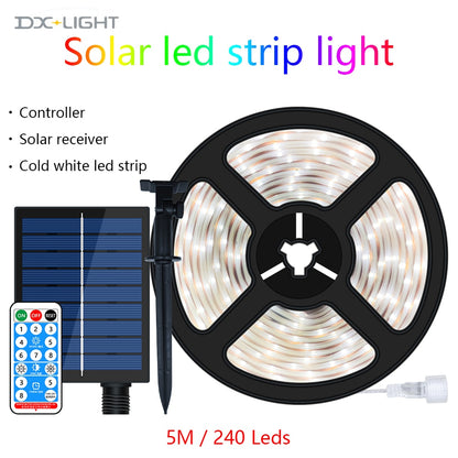 Solar Led Light Strip Outdoor Lights