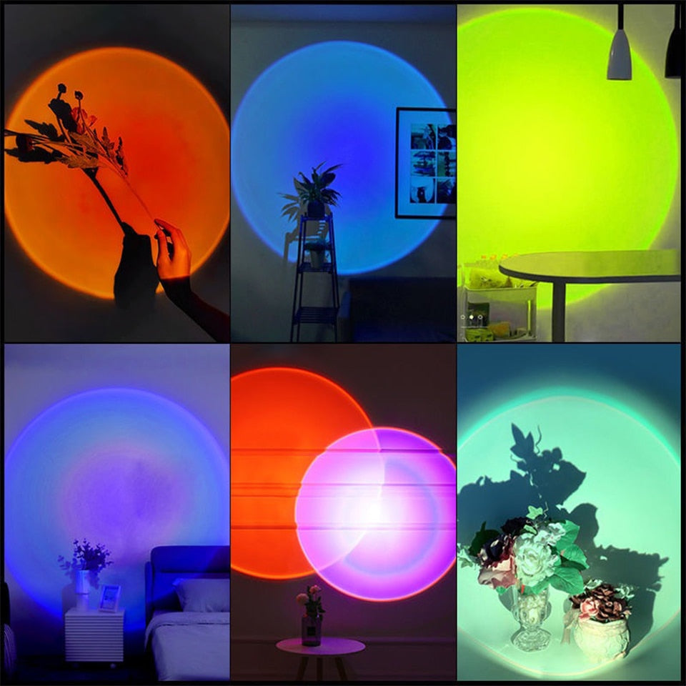 Sunset Lamp Night Light Projector