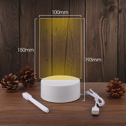 Creative Led Note Board Light USB Night Lamp