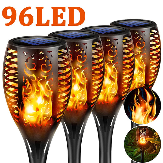 LED Outdoor Solar Torch Lights