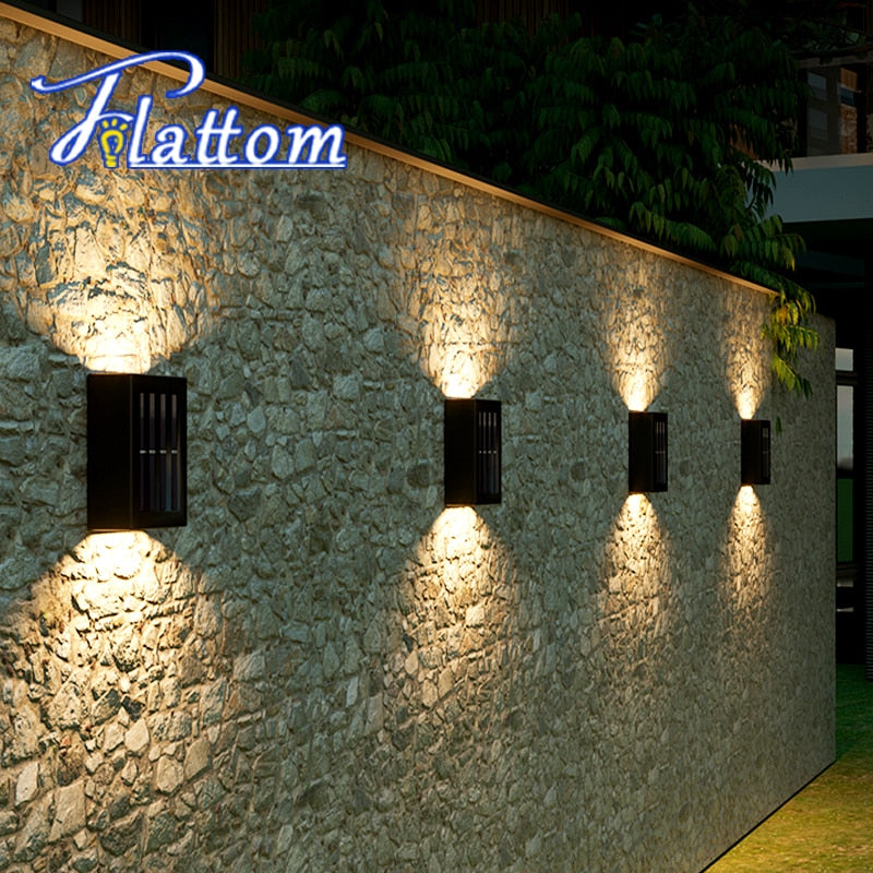 Solar LED Wall Light Outdoor Waterproof