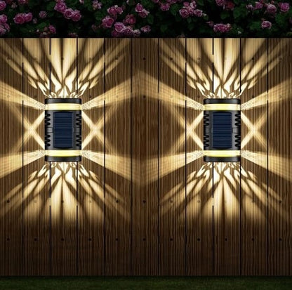 LED Solar Wall Lamp Outdoor Garden