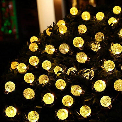 LEDs Crystal Ball Solar Lamp Outdoor