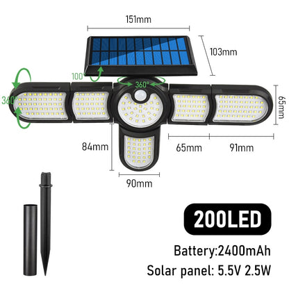 LED Outdoor Solar Lamp Multiple