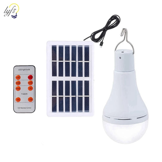 LED Solar Lamp Bulb Outdoor Waterproof