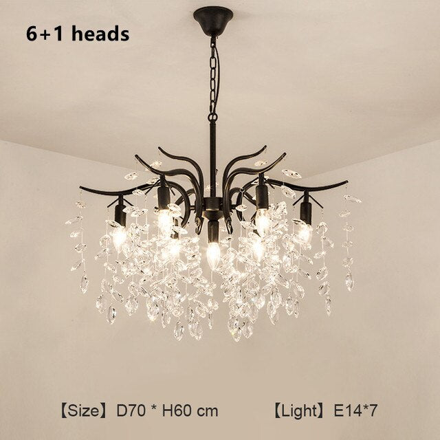 LED Luxury Crystal Chandeliers Lighting