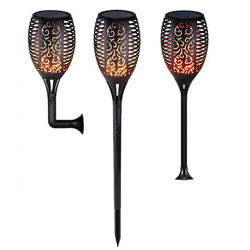 LED Solar Flame Lamp Outdoor Torch