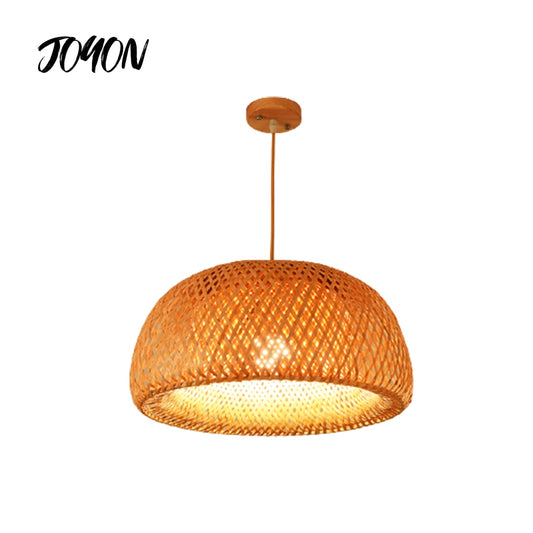 Hand Knitted Bamboo Pendant Lights