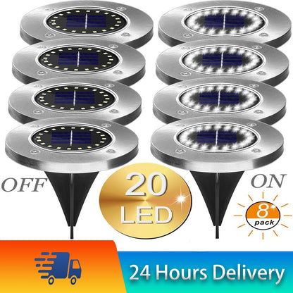 Solar Lights Outdoor LED Waterproof